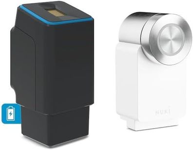EKEY UNO 200204 Batteriebetriebenes Fingerprintschloss, inkl. Nuki Smart Lock 3.0