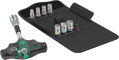 Wera Kraftform Kompakt 400 RA Set 2, Schraubendreher mit Ratsche, 9 Teile