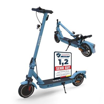 Elektroroller DAMI, Motorleistung 400 W, zusammenklappbar, Schutzklasse IP54, doppelt