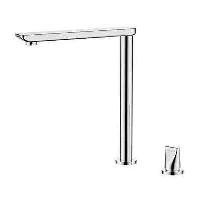 Ibergrif M22139 K?chenarmatur Drehbar 360?, Einhebelmischer, Chrom, Silber