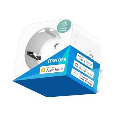Meross WLAN Steckdose ? Smart, 16A, App & Sprachsteuerung, Timer