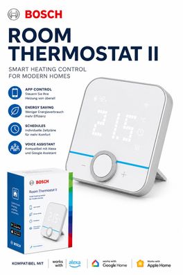 Intelligentes Raumthermostat für Heizungen – Bosch Smart Home II