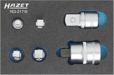 HAZET Adapter-Set 163-217/6, mehrfarbig