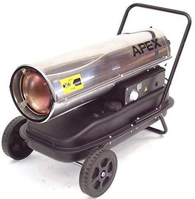 Edelstahl Heizkanone 30 kW, Diesel-Bauheizer, ?lheizung