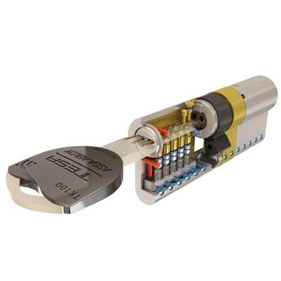 Tesa Assa Abloy MK153040N Hochsicherheitsschloss, Doppelkupplung, 30x40mm