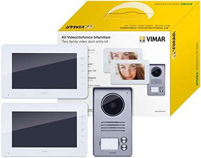 Vimar K40931 Wand-Video-T?rsprechanlage Set: 2 Farb-LCD-T?rsprechger?te 7"