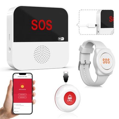 WiFi-Panic-Button f?r Senioren von ChunHee ? Drahtlos & Zuverl?ssig
