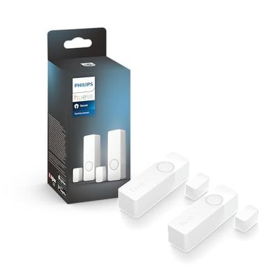 Smart-Home T?r- & Fenstersensor Wei? ? Philips Hue Secure, 2er-Pack, Einfache