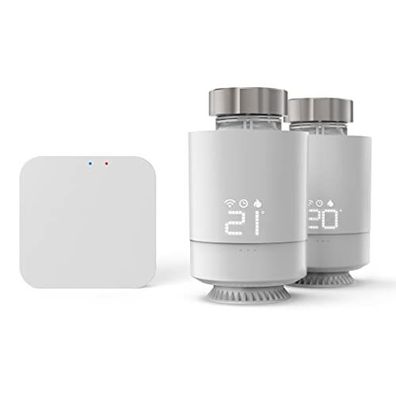Programmierbarer Heizk?rper-Thermostat ? Hama Smart Starter-Set, 2 St?ck, Wei?