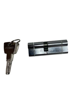 Doppelseitiger T?rzylinder 40/50 mm, vernickelt ? ABUS D6PSN BKN