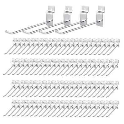 uyoyous Wandhaken Set 100 St?ck, 20 cm Edelstahl Haken f?r Lochwand und Werkstatt