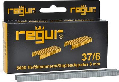 REGUR Typ 37 Feindrahtklammern verzinkt 37/6 mm, 5000 St?ck