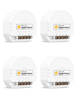 Refoss Mini WLAN Smart Home Relais-Schalter f?r HomeKit, Alexa und Google