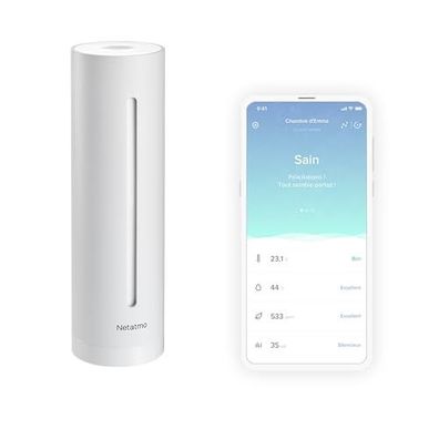 Smarter Luftqualit?tsmonitor Netatmo mit CO2-, Temperatur- und Feuchtigkeitssensor
