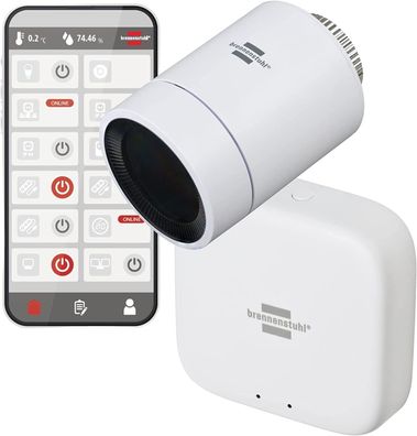 Starterkit f?r den smarten Heizk?rperthermostat Brennenstuhl Connect Zigbee (1xZigbee