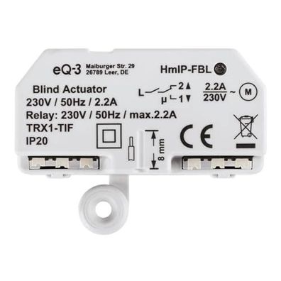 Homematic IP Unterputz Rollladenaktor f?r Rolll?den und Jalousien