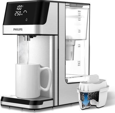 Philips Water 3100 Heißwasserspender 2,2 L Filtration ADD5910M/10 schwarz
