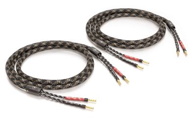 Viablue -SC-4 Silver- HighEnd Lautsprecherkabel - Single-Wiring - crimped - Cobra