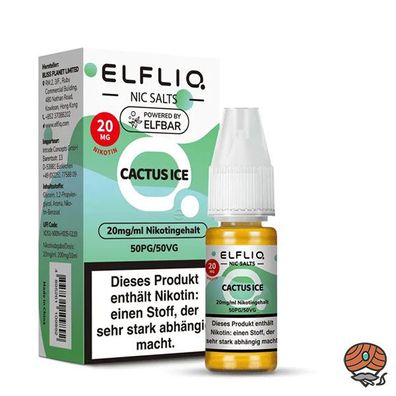 ELFLIQ by ELFBAR Cactus Ice * 20mg/ml* Nikotinsalz, 10ml Liquid