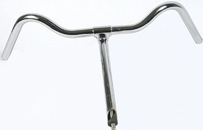 Ergotec Lenker-Vorbau-Einheit Griffweite 540 mm, S verchromt