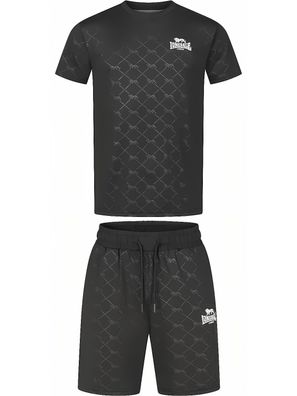 Lonsdale Prestwood Funktionsshirt &amp; Shorts Set Normale Passform