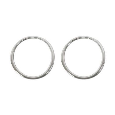 Schalterrahmen Blende für Smart ForTwo 451 2009-2014 Edelstahl Chrom 2tlg