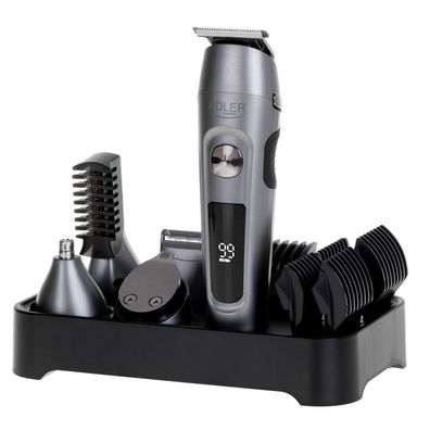 Adler AD 2944 6-in-1 Herren Pflegeset 600 mAh, mit LCD Anzeige, IPX6