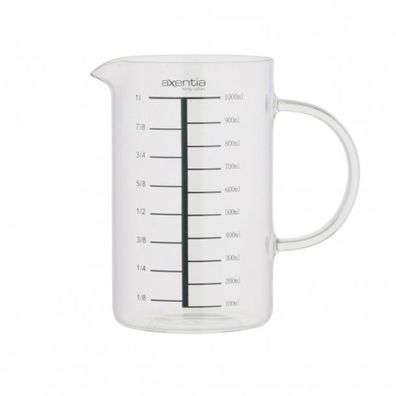 Messbecher aus Borosilikatglas - 1000 ml, mit Messskala & Ausguss
