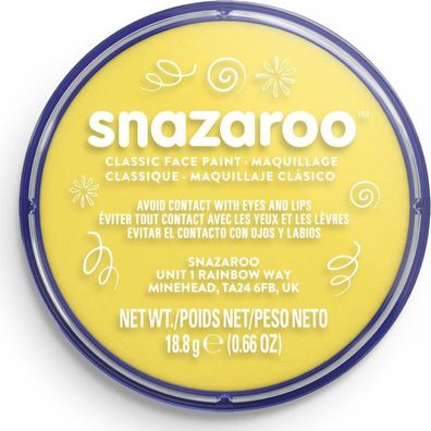 Snazaroo Gesichtsfarbe Gelb ( ellgelb) 18ml