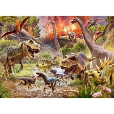 Ravensburger Puzzle Dinosaurier auf der Flucht 60 Teile