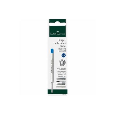 FABER-CASTELL Kugelschreibermine blau XB in BK 5er