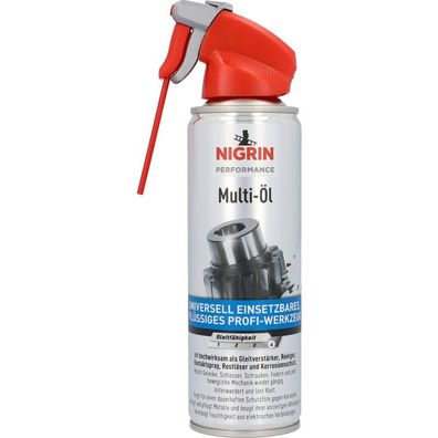 NIGRIN Performance Multi-Öl Gleitverstärker Kontaktspray Multifunktionsöl 250ml