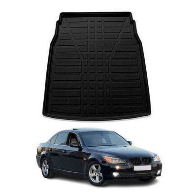 Kofferraumwanne Laderaumwanne für BMW 5er E60 E61 2003-2009 Gummi TPE Schwarz