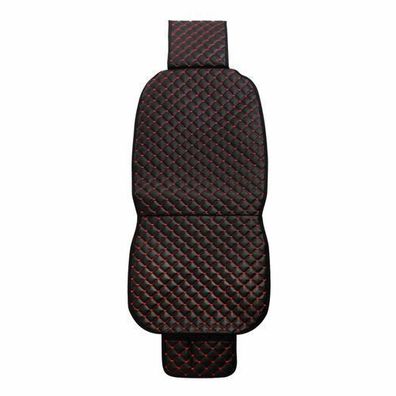 Auto Sitzbezüge Sitzauflage Sitzaufleger Schonbezüge Schwarz Rot PU Leder 1 Sitz
