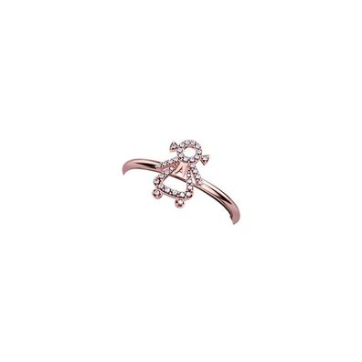 Frau Oro - DCHF4815 - Ringelement FÜR Mädchen AUS Rosegold UND Diamanten