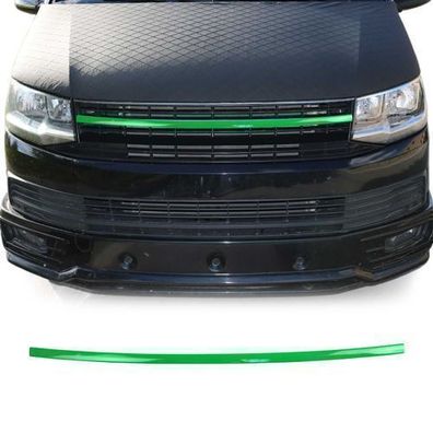 Kühlergrill Leisten Grillleisten für VW T6 Transporter 2015-2019 Edelstahl Grün