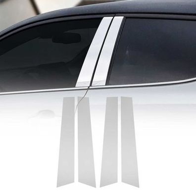 B-Säule Türsäulen Verkleidung für VW Golf 2012-2019 Edelstahl Silber 4tlg