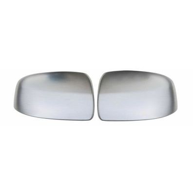 Spiegelkappen Spiegelabdeckung für Smart 451 2007-2015 Edelstahl Matt 2tlg