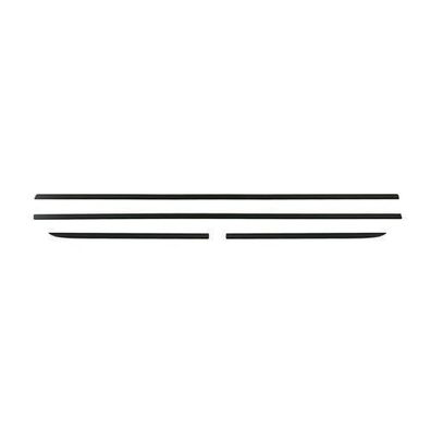 Seitentürleiste Türleisten Türschutzleiste für Audi A3 2012-2024 Alu Schwarz 4x