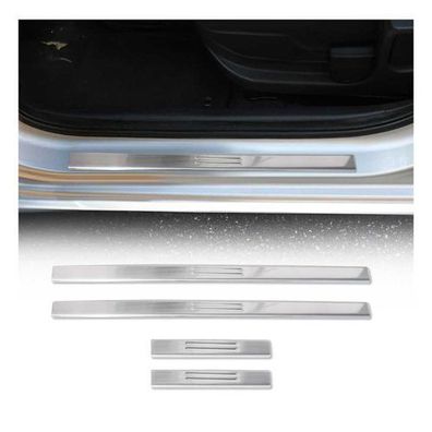 Einstiegsleisten Türschweller für BMW X5 E70 2006-2013 Edelstahl Silber 4tlg