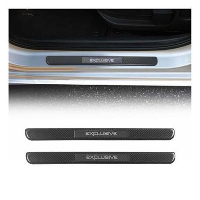 Einstiegsleisten Exclusive Türschwellerleisten Auto Carbon 2x 45Cm