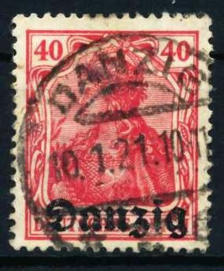 DANZIG 1920 Nr 6 zentrisch gestempelt X4BD716