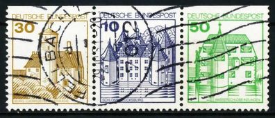 BRD Zusammendruck Nr W67I gestempelt 3ER STR X5F3542