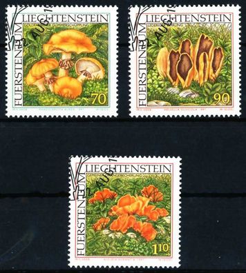 Liechtenstein 1997 Nr 1152-1154 gestempelt ECKE-URE SA1928A