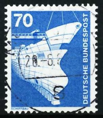 BRD DS Industrie u. Technik Nr 852 zentrisch gestempelt X66C7AA