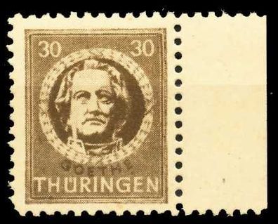 SBZ Thüringen Nr 99AXaw postfrisch SRA X67386A