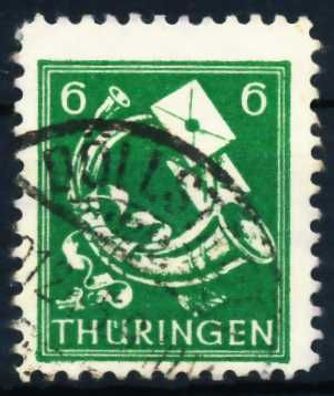 SBZ Thüringen Nr 95AXax gestempelt X6738B6