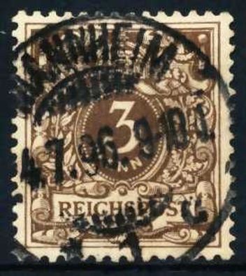 D-REICH K A Nr 45b zentrisch gestempelt X68ADC2