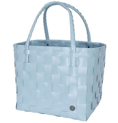HANDED BY Shopper Paris faded blue blau Tasche Korb Schulter Hand Öko Einkauf