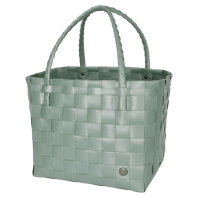 HANDED BY Shopper Paris sage green grün Tasche Korb Schulter Hand Öko Einkaufs
